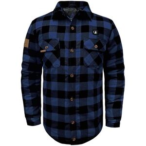 ActionHeat 5V Battery Heated Flannel Shirt, Size Medium